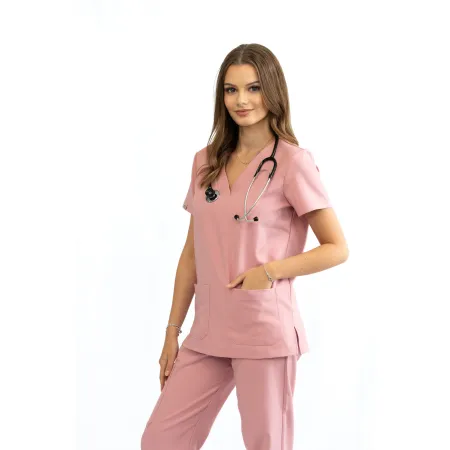 Spodnie medyczne SCRUBS MEDI TEDDY - COSTA DUSTY ROSE